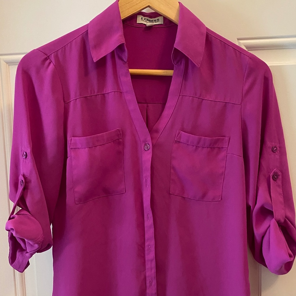 Express - XSmall button down blouse